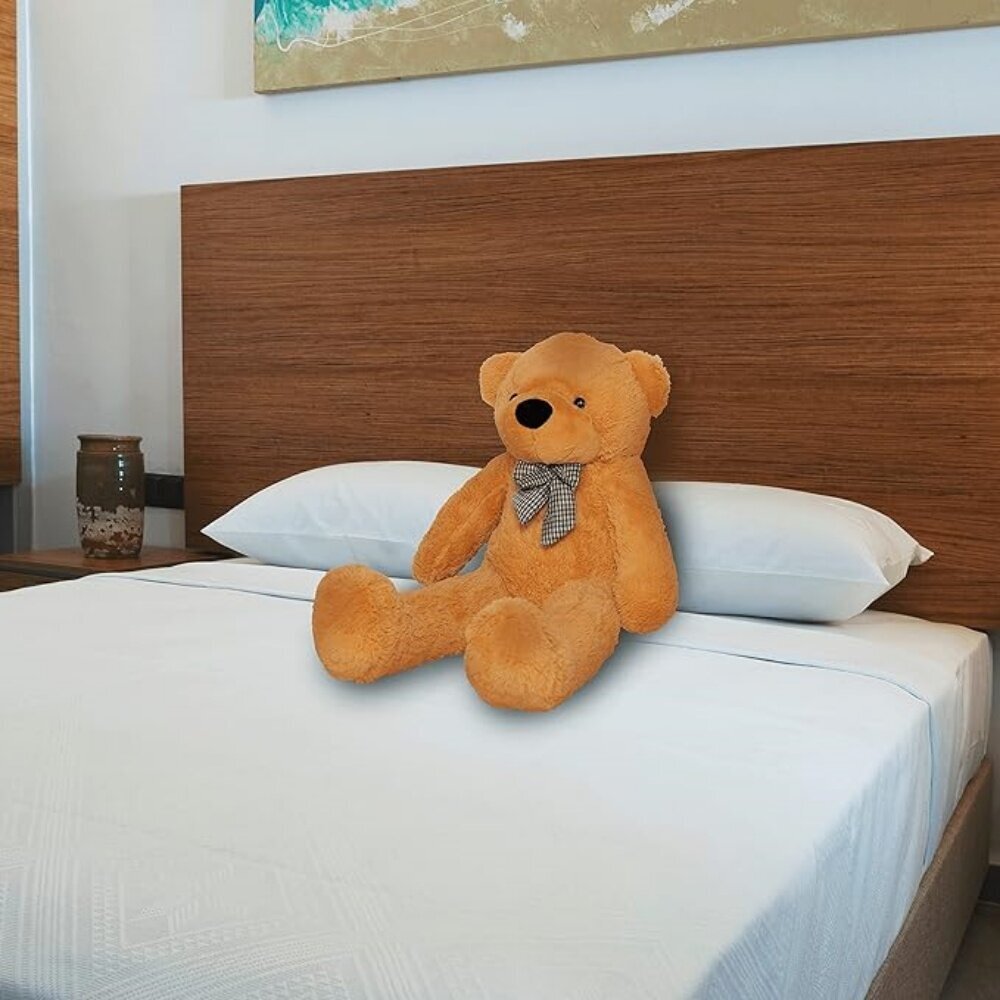 Pliušinis meškinas MKS OrangeTeddy, 120cm kaina ir informacija | Minkšti (pliušiniai) žaislai | pigu.lt