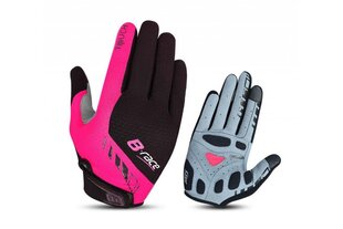 Dviratininkų pirštinės B-Race Pro, rožinės цена и информация | Велосипедные перчатки | pigu.lt