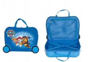 Синий детский дорожный чемодан Paw Patrol цена и информация | Чемоданы, дорожные сумки  | pigu.lt