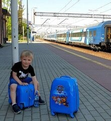 Синий детский дорожный чемодан Paw Patrol цена и информация | Чемоданы, дорожные сумки | pigu.lt