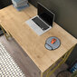 Stalas Asir, 120x60x74,8 cm, auksinis/rudas kaina ir informacija | Kompiuteriniai, rašomieji stalai | pigu.lt