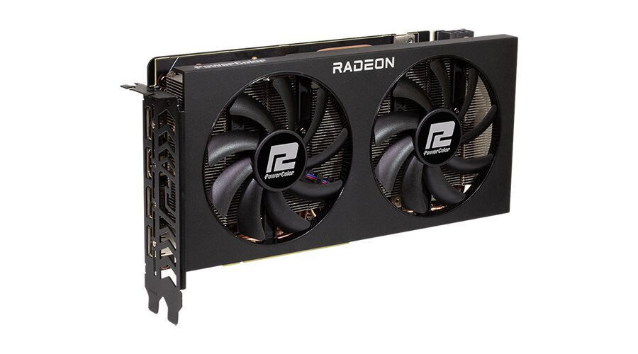PowerColor Fighter AMD Radeon RX 7600 XT (RX7600XT 16G-F) kaina ir informacija | Vaizdo plokštės (GPU) | pigu.lt