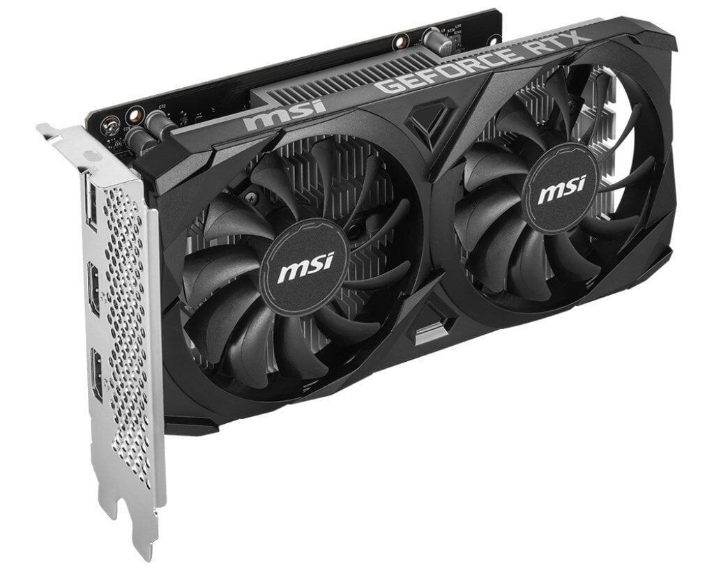 MSI GeForce RTX 3050 Ventus 2X OC (V812-015R) kaina ir informacija | Vaizdo plokštės (GPU) | pigu.lt