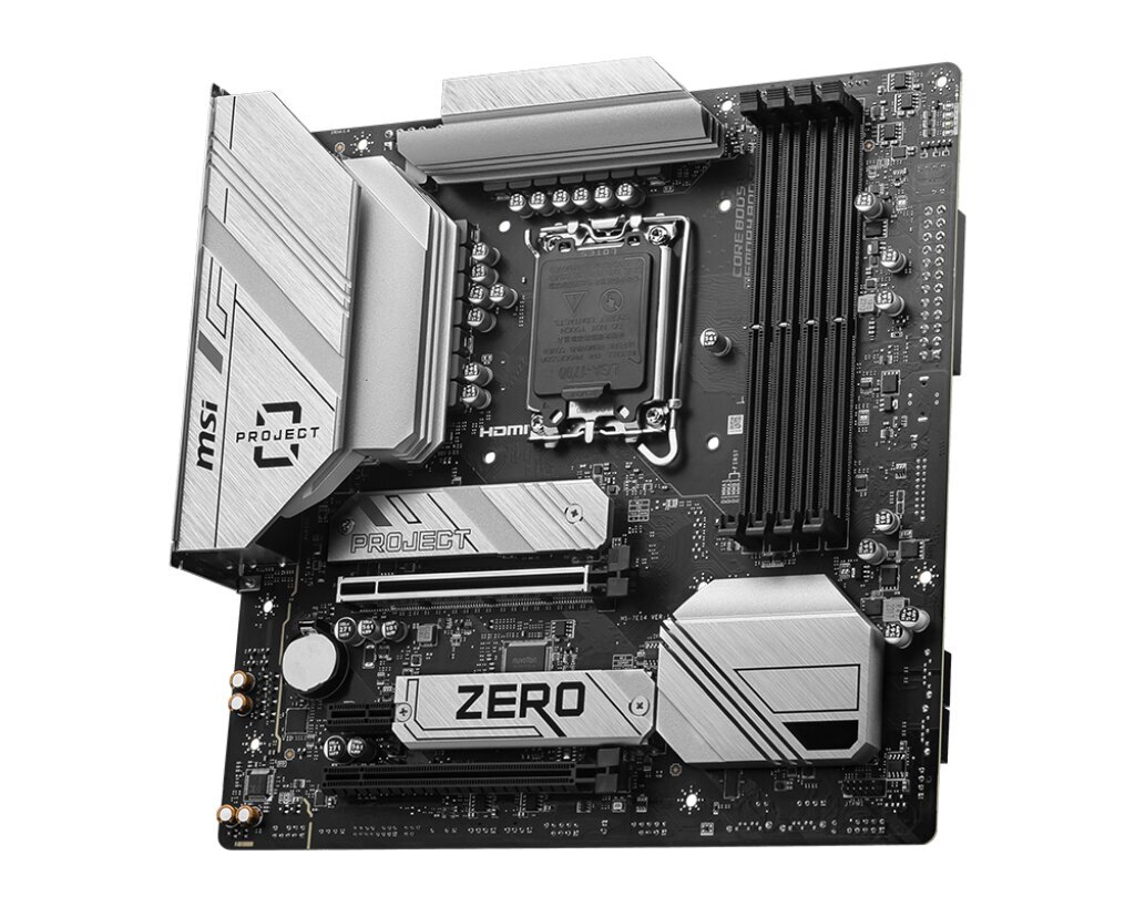 MSI B760M Project Zero kaina ir informacija | Pagrindinės plokštės | pigu.lt