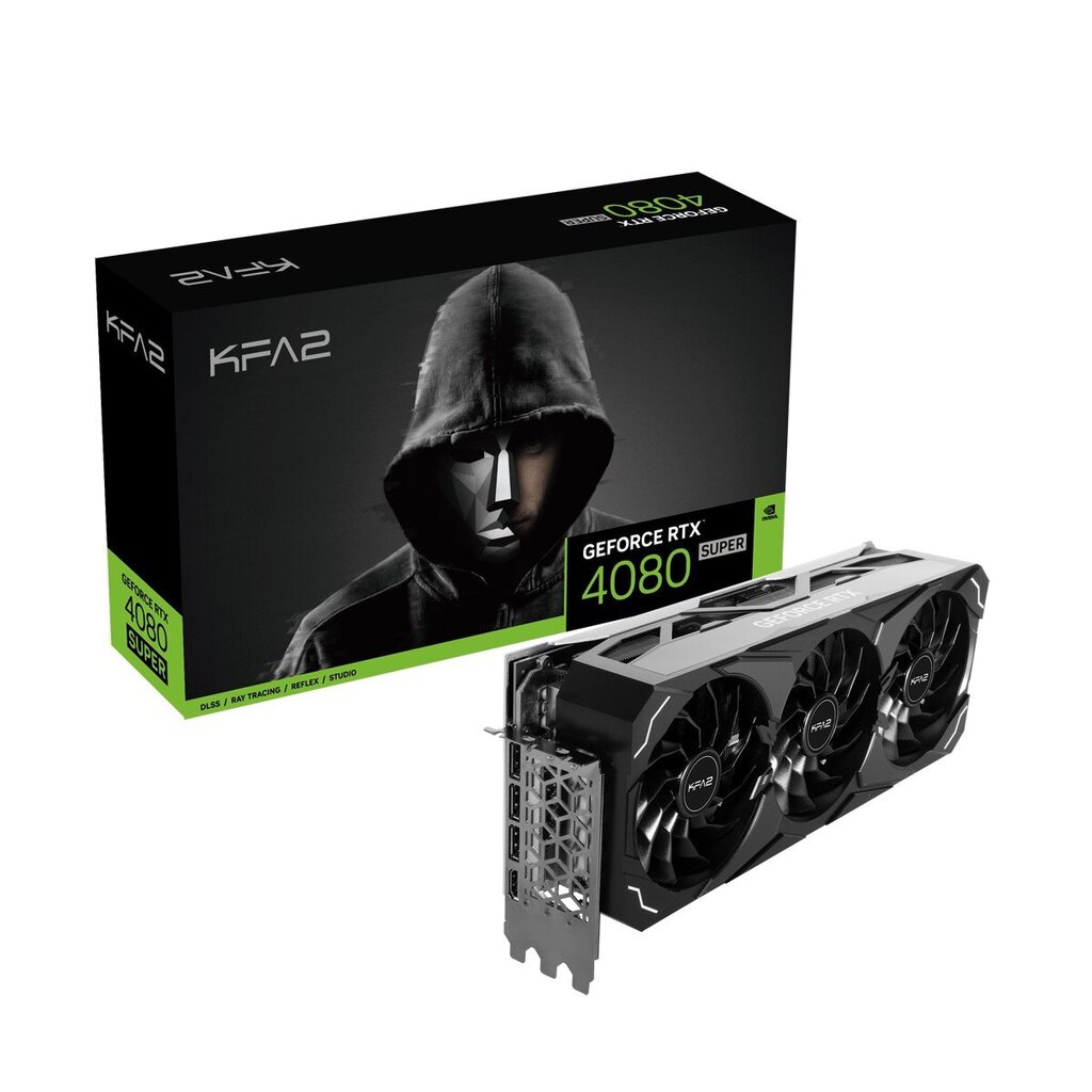 KFA2 GeForce RTX 4080 Super ST 1-Click OC (48SZM6MD9STK) kaina ir informacija | Vaizdo plokštės (GPU) | pigu.lt