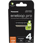 Panasonic eneloop rechargeable battery Pro AA 2500 4BP kaina ir informacija | Akumuliatoriai fotoaparatams | pigu.lt