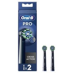 Oral-B EB50-2 Cross Action Pro Black цена и информация | Насадки для электрических зубных щеток | pigu.lt