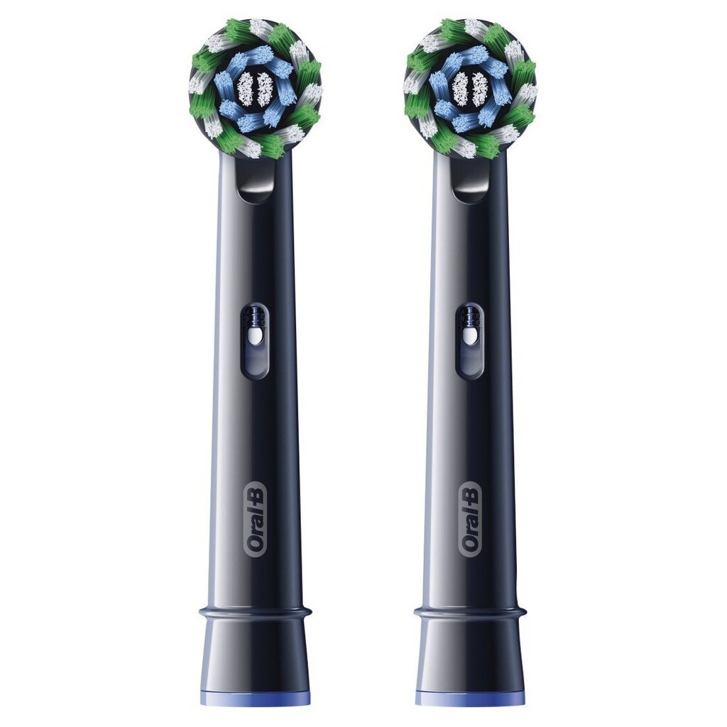 Oral-B EB50-2 Cross Action Pro Black цена и информация | Elektrinių dantų šepetėlių antgaliai | pigu.lt