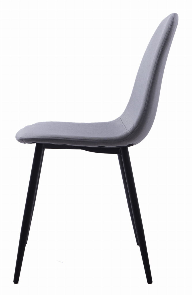 Kėdė Leobert Dart, pilka/juoda цена и информация | Virtuvės ir valgomojo kėdės | pigu.lt
