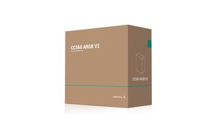 DeepCool CC560 ARGB V2 R-CK500-WHNNE2-G-1 цена и информация | Корпуса | pigu.lt