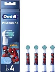 Oral-B EB10-4 Kids Spiderman kaina ir informacija | Elektrinių dantų šepetėlių antgaliai | pigu.lt