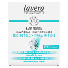 Твердый шампунь Lavera Moisture &amp; Care, 50 г цена и информация | Шампуни | pigu.lt