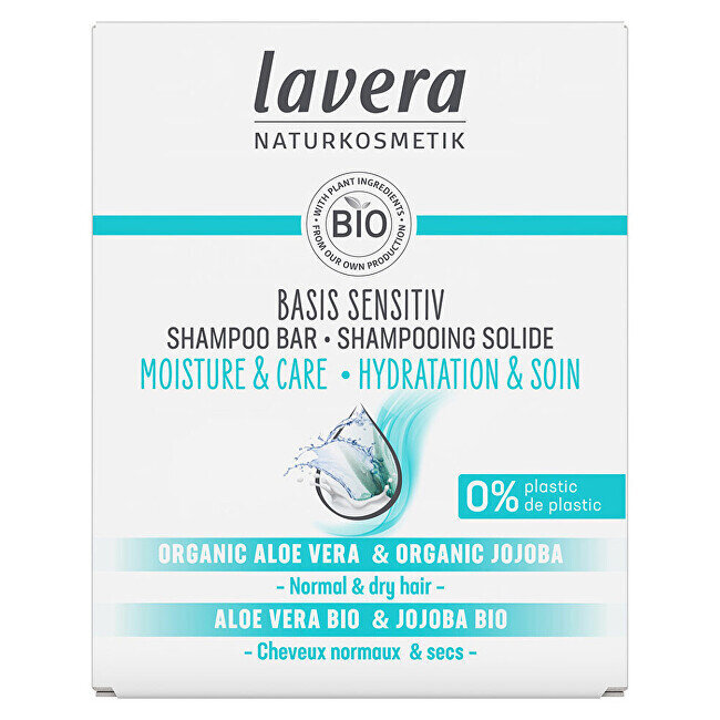 Kietasis šampūnas Lavera Moisture & Care, 50 g kaina ir informacija | Šampūnai | pigu.lt
