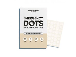 Пластыри от прыщей Breakout+aid Emergency Dots, 72 шт. цена и информация | Маски для лица, патчи для глаз | pigu.lt