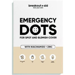 Пластыри от прыщей Breakout+aid Emergency Dots, 72 шт. цена и информация | Маски для лица, патчи для глаз | pigu.lt