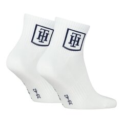 Kojinės vyrams Tommy Hilfiger, baltos, 2 poros kaina ir informacija | Vyriškos kojinės | pigu.lt