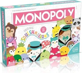 Stalo žaidimas USAopoly Monopoly Squishmallows, EN kaina ir informacija | USAopoly Vaikams ir kūdikiams | pigu.lt