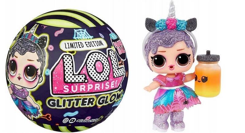 Lėlė L.O.L. Surprise! Glotter Glow, 1 vnt. kaina ir informacija | Žaislai mergaitėms | pigu.lt