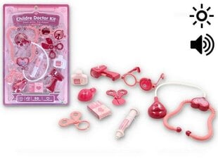 Žaislinis daktaro rinkinys, rožinis kaina ir informacija | Žaislai mergaitėms | pigu.lt