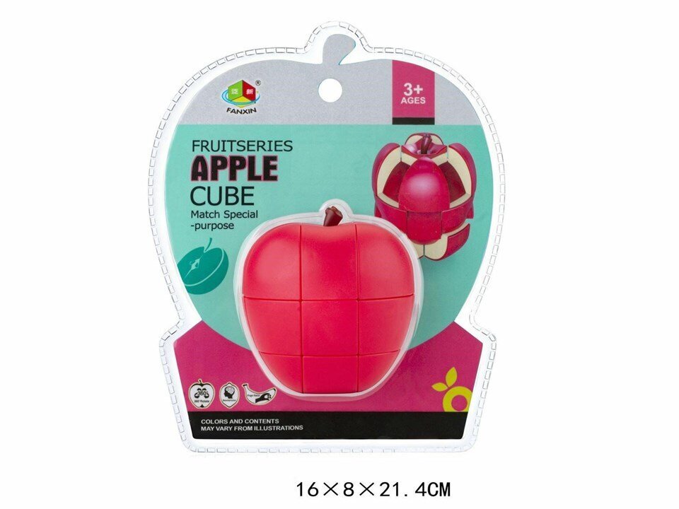 Edukacinis kubas - obuolys Fanxin kaina ir informacija | Lavinamieji žaislai | pigu.lt