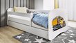 Vaikiška lova su stalčiumi be čiužinio Kocot Kids BabyDreams, balta цена и информация | Vaikiškos lovos | pigu.lt