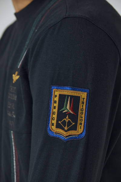 Marškinėliai vyrams Aeronautica Militare 48926-8, mėlyni цена и информация | Vyriški marškinėliai | pigu.lt