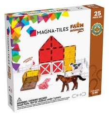 Магнитный конструктор MAGNA-TILES Животные на ферме, 25 деталей цена и информация | Конструкторы и кубики | pigu.lt