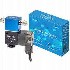 CO2 elektromagnetinis vožtuvas su kabeliu ProGrow, 2,5-3,5 W цена и информация | Аквариумы и оборудование | pigu.lt