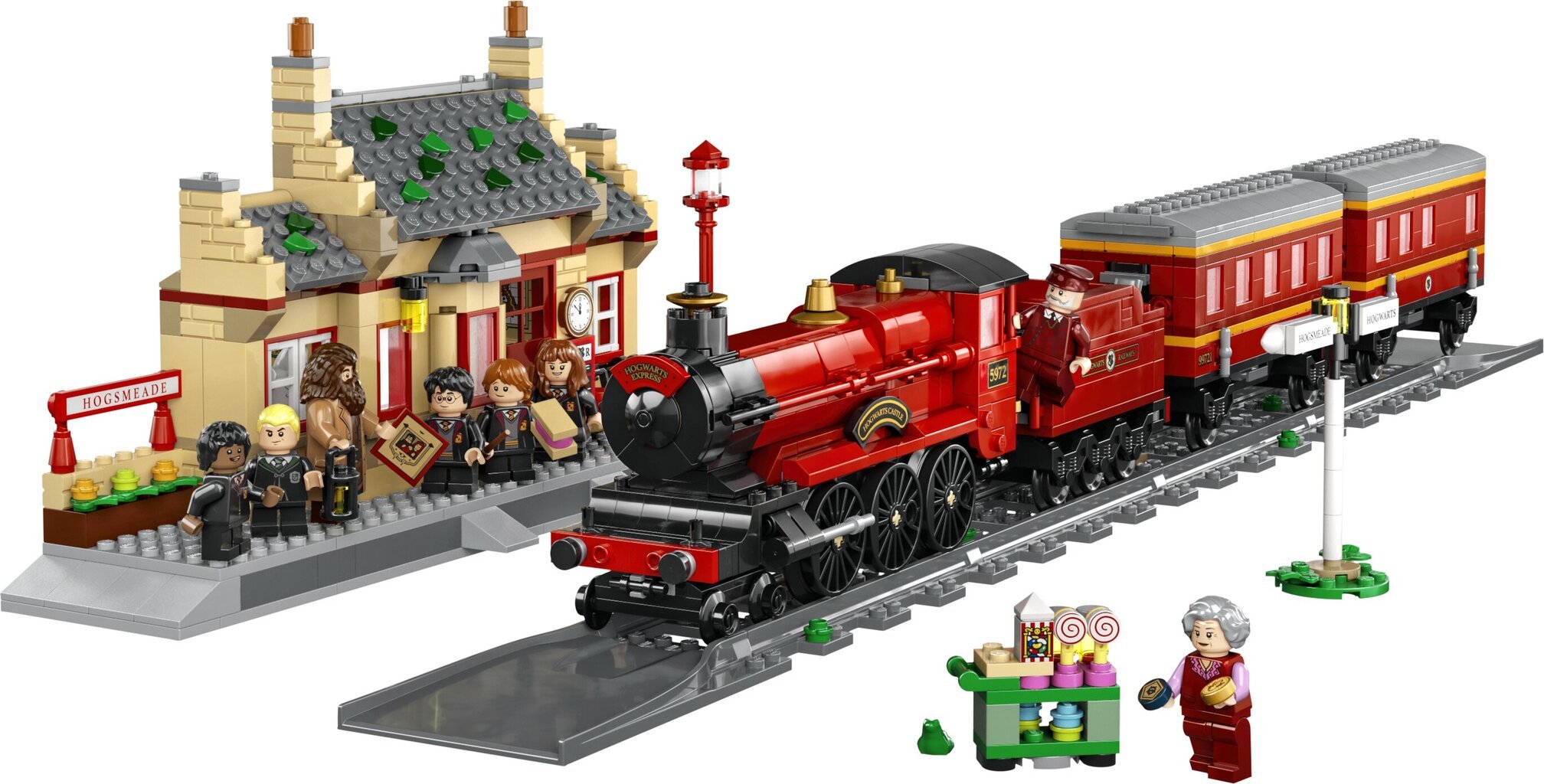76423 LEGO Harry Potter Hogwarts Express & Hogsmeade Station kaina ir informacija | Konstruktoriai ir kaladėlės | pigu.lt