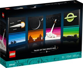 21340 LEGO Ideas Kosminio amžiaus istorijos kaina ir informacija | Konstruktoriai ir kaladėlės | pigu.lt