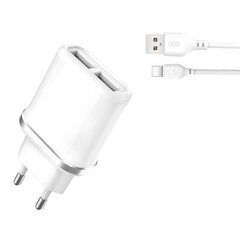 XO USB2.1A/USB-C kaina ir informacija | Krovikliai telefonams | pigu.lt