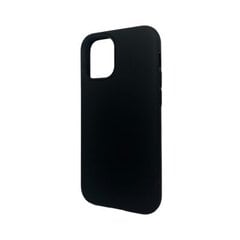 Черный силиконовый чехол с вырезом iPhone 12 Mini цена и информация | Чехлы для телефонов | pigu.lt