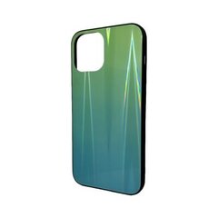 Зеленый чехол Aurora Glass iPhone 12 Pro Max цена и информация | Чехлы для телефонов | pigu.lt
