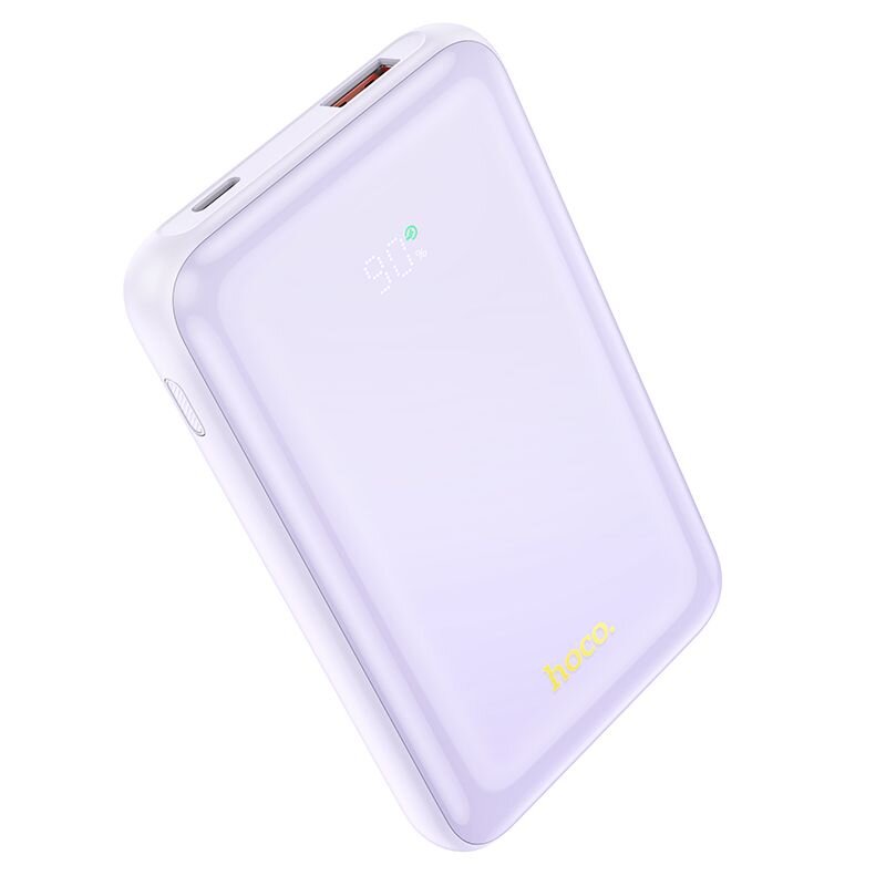 Power Bank HOCO 10 000mAh PD 22,5W Q21 purple kaina ir informacija | Atsarginiai maitinimo šaltiniai (power bank) | pigu.lt