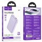 Power Bank HOCO 10 000mAh PD 22,5W Q21 purple kaina ir informacija | Atsarginiai maitinimo šaltiniai (power bank) | pigu.lt