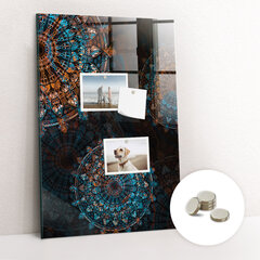 Magnetinė lenta Dekoratyvinė Mandala, 40x60 cm цена и информация | Канцелярские товары | pigu.lt