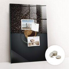 Magnetinė lenta Kava, 40x60 cm цена и информация | Канцелярские товары | pigu.lt