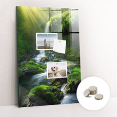 Magnetinė lenta Krioklys Su Akmenimis, 40x60 cm kaina ir informacija | Kanceliarinės prekės | pigu.lt