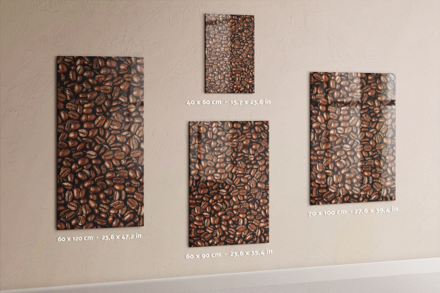 Magnetinė lenta Kavos Pupelės, 40x60 cm kaina ir informacija | Kanceliarinės prekės | pigu.lt