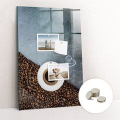 Magnetinė lenta Puodelis Kavos, 40x60 cm kaina ir informacija | Kanceliarinės prekės | pigu.lt