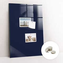Magnetinė lenta Tamsi Tamsiai Mėlyna Spalva, 40x60 cm kaina ir informacija | Kanceliarinės prekės | pigu.lt