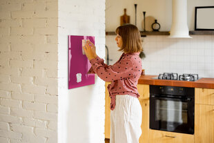 Magnetinė lenta Stipri Rožinė Spalva, 40x60 cm kaina ir informacija | Kanceliarinės prekės | pigu.lt