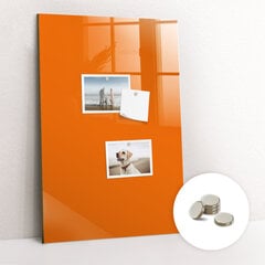 Magnetinė lenta Oranžinė Spalva, 40x60 cm kaina ir informacija | Kanceliarinės prekės | pigu.lt
