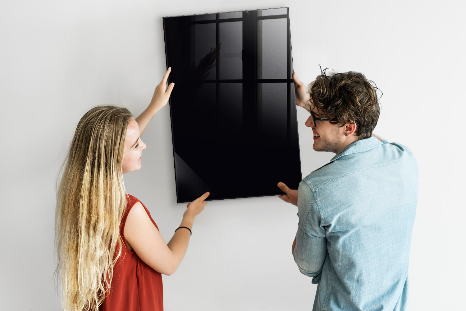 Magnetinė lenta Juoda Spalva, 60x90 cm kaina ir informacija | Kanceliarinės prekės | pigu.lt