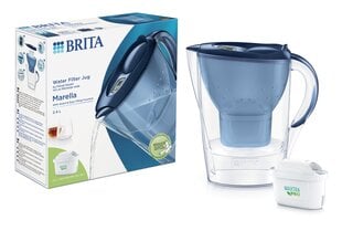 Vandens filtras - ąsotis Brita Marella Pro, 2,4 l + 1 filtro kasetė kaina ir informacija | BRITA Buitinė technika ir elektronika | pigu.lt