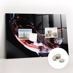 Magnetinė lenta Taurė Vyno, 90x60 kaina ir informacija | Kanceliarinės prekės | pigu.lt