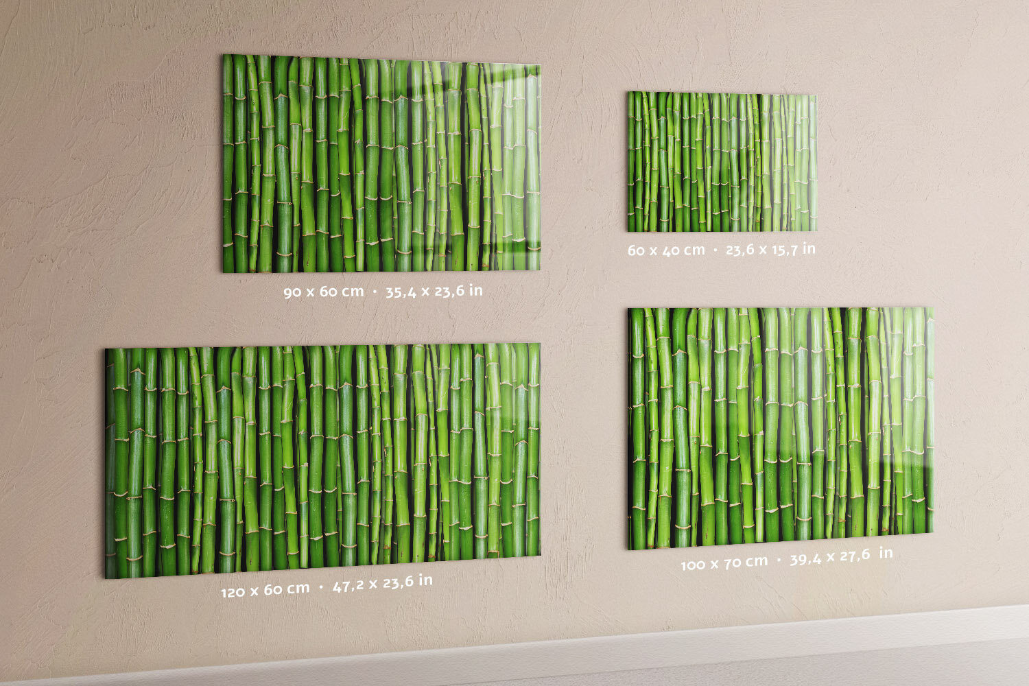 Magnetinė lenta Bambuko Siena, 90x60 kaina ir informacija | Kanceliarinės prekės | pigu.lt