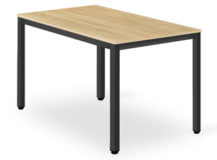 Стол 120см х 60см - ножки коричневые/черные цена и информация | Кухонные и обеденные столы | pigu.lt