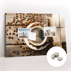 Magnetinė lenta Kavos Maišas, 90x60 kaina ir informacija | Kanceliarinės prekės | pigu.lt