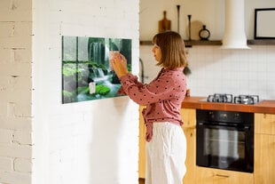 Magnetinė lenta Krioklys Tarp Samanų, 90x60 kaina ir informacija | Kanceliarinės prekės | pigu.lt